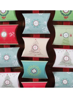 ROTH Adventskalender<Adventskalender zum Befüllen - 24er Kissenverpackungs-Kette in Bunt