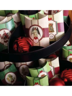 ROTH Adventskalender<Adventskalender zum Befüllen - 24 Kissenverpackungen in Bunt