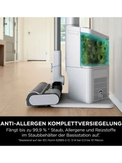 Shark Klima & Haushalt|Staubsauger<Akku Staubsauger BU3521EU Clean & Self-Empty in weiß