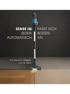 Livington Staubsauger<Akku Staubsauger mit Schmutzsensor Sense IQ in Grau