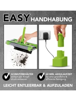 Swivel Sweeper Staubsauger<Akku-Besen G2 - kabellos und wiederaufladbar