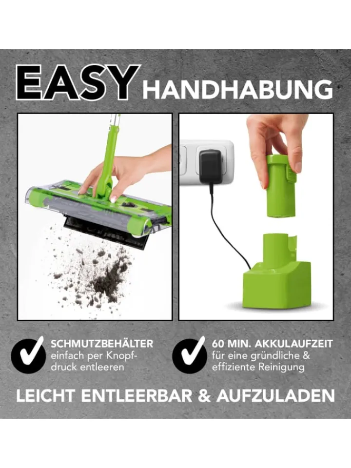 Swivel Sweeper Staubsauger<Akku-Besen G2 - kabellos und wiederaufladbar