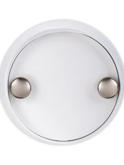 näve Wandleuchten<Akku-LED-Wandleuchte "Tondo" in Weiß - (B)14,5 cm