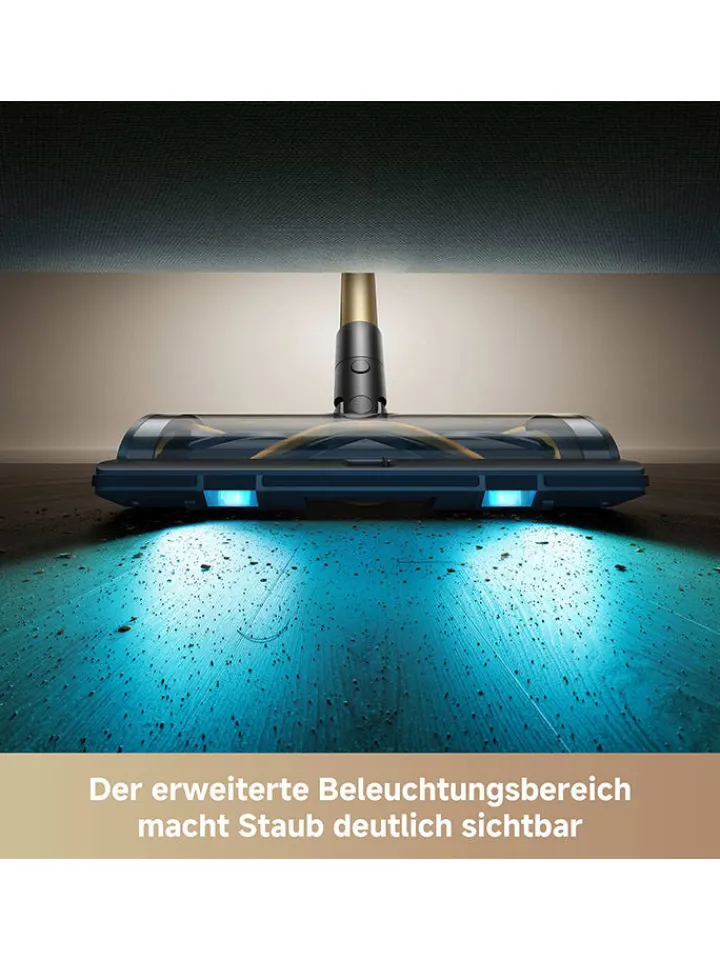 Mova Staubsauger|Klima & Haushalt<Akku-Staubsauger ''S5'' in Schwarz/ Gold