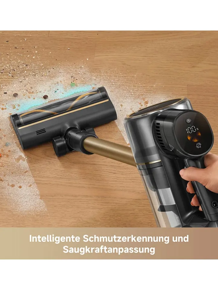 Mova Staubsauger|Klima & Haushalt<Akku-Staubsauger ''S5'' in Schwarz/ Gold