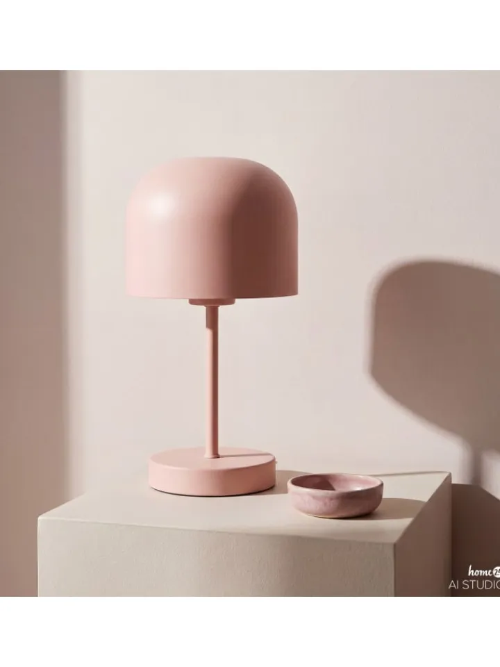 home24 Tischleuchten<Akku-Tischleuchte BREV in Rosa