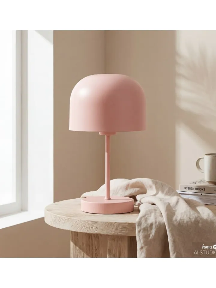 home24 Tischleuchten<Akku-Tischleuchte BREV in Rosa