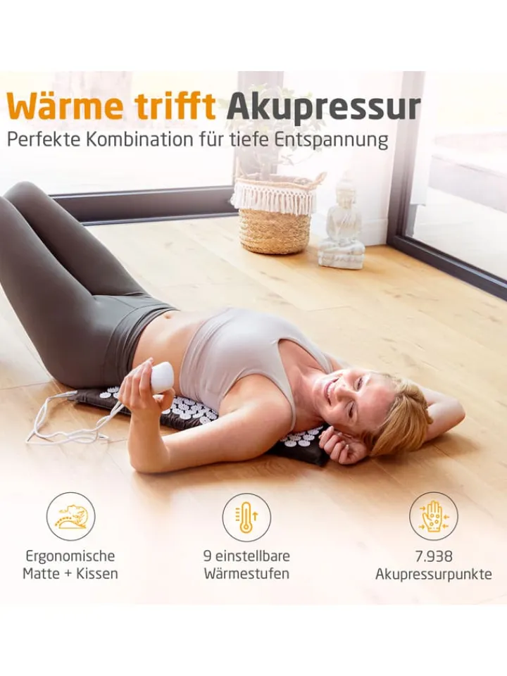 Medisana Pflege & Gesundheit<Akupressur-Matte "MM 100" in Rot