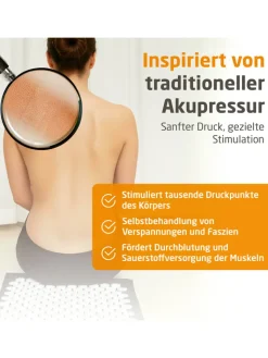 Medisana Pflege & Gesundheit<Akupressur-Matte "MM 100" in Rot