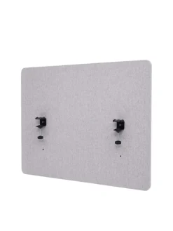 MCW Paravents<Akustik-Tischtrennwand G75, 60x75cm grau