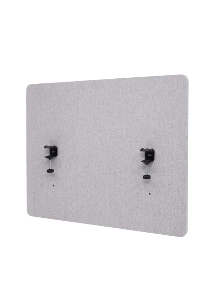 MCW Paravents<Akustik-Tischtrennwand G75, 60x75cm grau