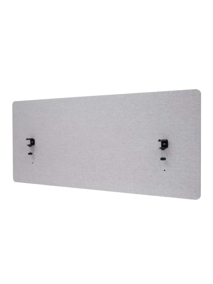 MCW Paravents<Akustik-Tischtrennwand G75, 60x140cm grau