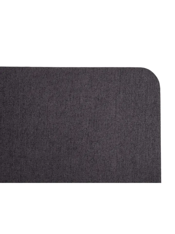 MCW Paravents<Akustik-Tischtrennwand G75, 60x140cm braun-grau