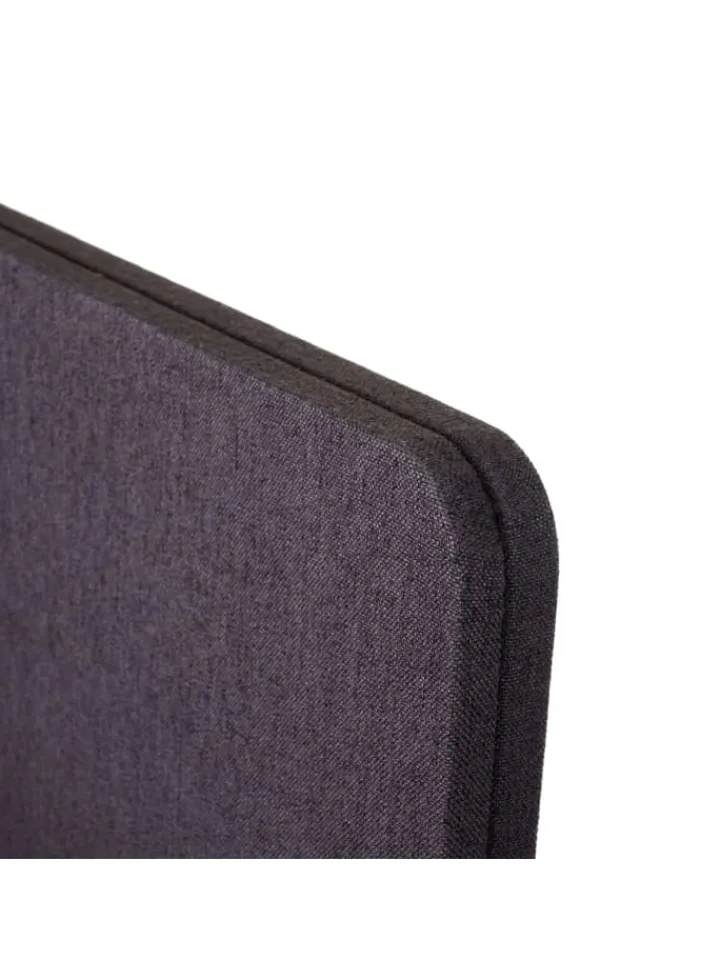 MCW Paravents<Akustik-Tischtrennwand G75, 60x75cm braun-grau