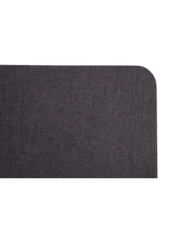 MCW Paravents<Akustik-Tischtrennwand G75, 60x75cm braun-grau