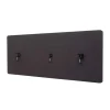MCW Paravents<Akustik-Tischtrennwand G75, 60x160cm braun-grau