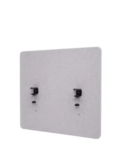 MCW Paravents<Akustik-Tischtrennwand G75, 60x65cm grau