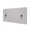 MCW Paravents<Akustik-Tischtrennwand G75, 60x120cm grau