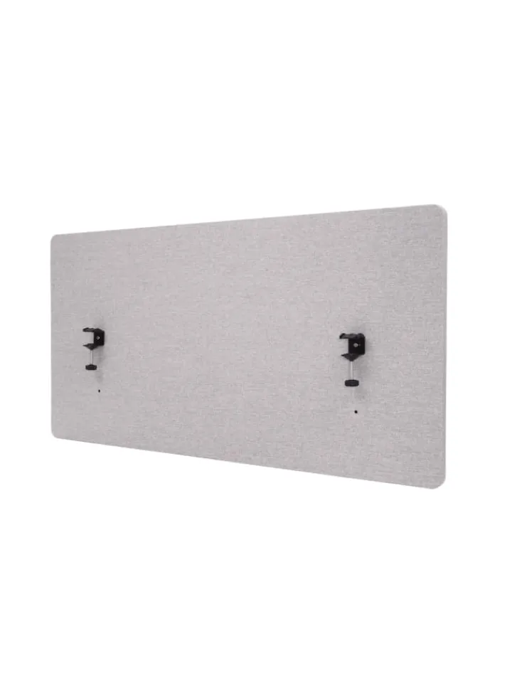MCW Paravents<Akustik-Tischtrennwand G75, 60x120cm grau