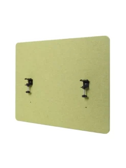 MCW Paravents<Akustik-Tischtrennwand G75, 60x75cm grün