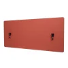 MCW Paravents<Akustik-Tischtrennwand G75, 60x140cm braun