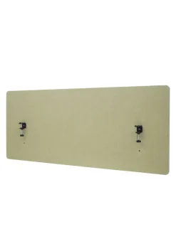 MCW Paravents<Akustik-Tischtrennwand G75, 60x140cm grün