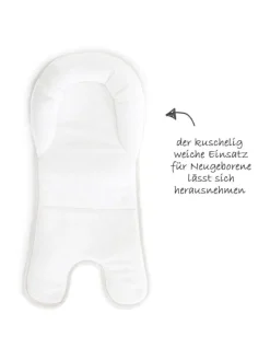 Hauck Babymöbel<Alpha Plus Grey Newborn Set - 3-tlg. Hochstuhl in grau