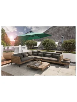 Lifa Living Gartenmöbel<Ampelschirm in Grün - (H)250 cm