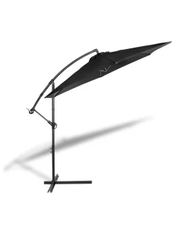 Lifa Living Gartenmöbel<Ampelschirm in Schwarz - (H)250 cm