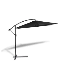 Lifa Living Gartenmöbel<Ampelschirm in Schwarz - (H)250 cm