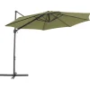 Beliani Gartenmöbel<Ampelschirm SAVONA II in Grün/Schwarz - (W) 295 x (H) 254 x (L) 295 cm