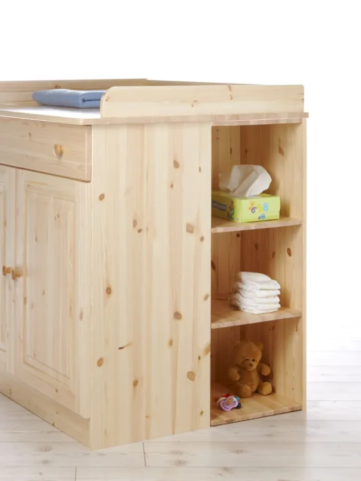 TICAA Kindermöbel<Anstellregal für Wickeltisch Adam/Moritz in Natur
