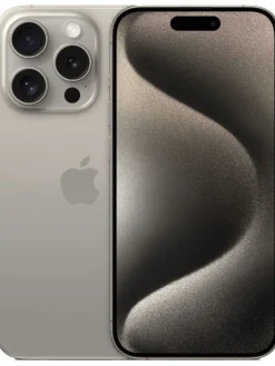 Apple Smartphones & Zubehör<iPhone 15 Pro 256GB refurbished in Titan Natur