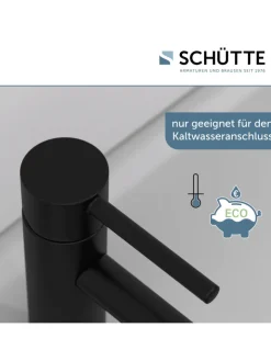 Franz Joseph Schütte Badarmaturen<ARAGON Standventil, Schwarz matt