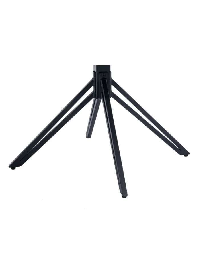 SalesFever Sitzmöbel<Armlehnstuhl modern 360° drehbar Samtbezug und Metallgestell in Grau
