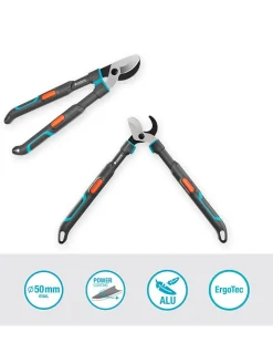 Gardena Gartendekoration<Astschere ''TeleCut'' in Grau - (L)67 x (B)18 cm