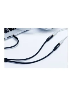Wisam® Tablets, Konsolen & Elektronisches Spielzeug<Audio-Kabel - Audio 3,5mm Stecker auf 2x 3,5mm Buchse 0,3m (schwarz)