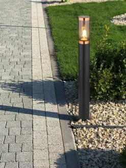 Globo lighting Außenbeleuchtung|Außenleuchten<Außenleuchte "Boston" in Schwarz - (B)13 x (H)80 cm