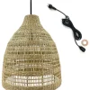 lumisky Außenbeleuchtung<Außenleuchte "Freya" in Hellbraun - (H)56 x Ø 49 cm