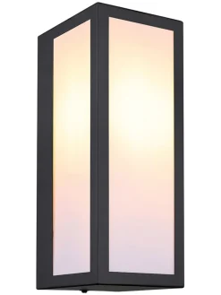 Globo lighting Außenbeleuchtung|Außenleuchten<Außenleuchte "Gundula" in Schwarz - (B)14 x (H)32 x (T)12 cm