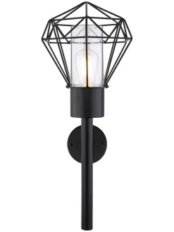Globo lighting Außenleuchten|Außenbeleuchtung<Außenleuchte "Horace" in Schwarz - (B)22,5 x (H)28,5 cm