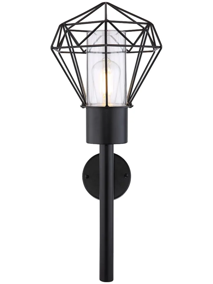 Globo lighting Außenleuchten|Außenbeleuchtung<Außenleuchte "Horace" in Schwarz - (B)22,5 x (H)28,5 cm
