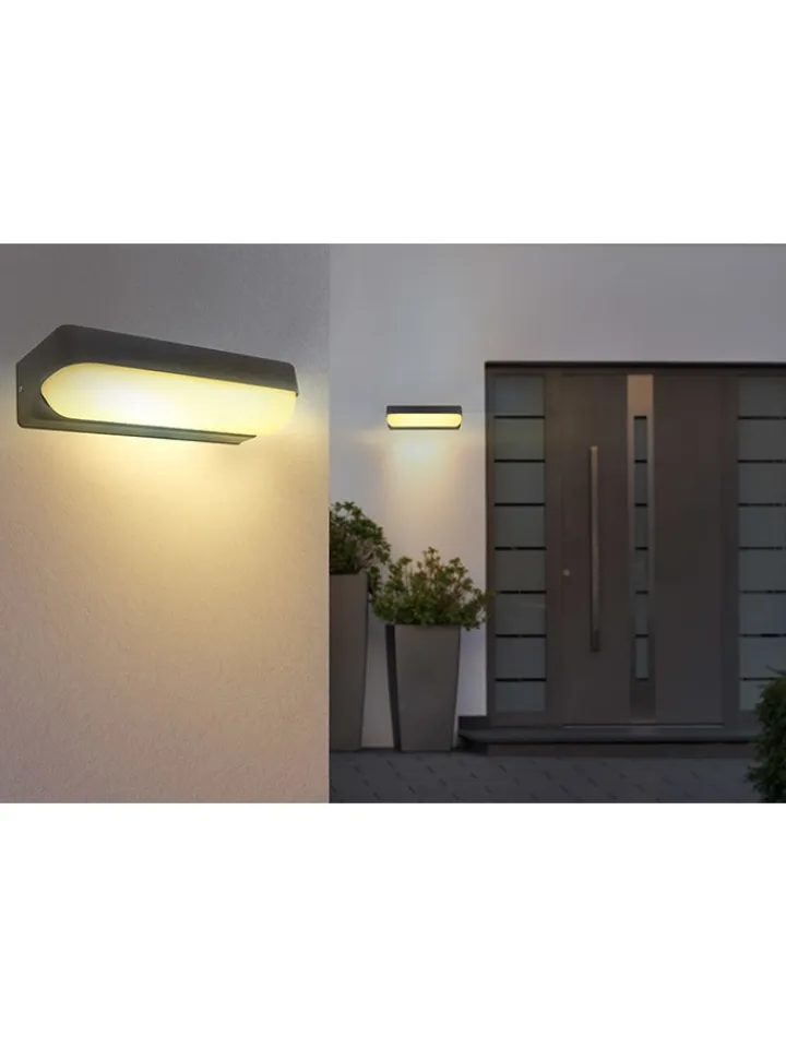 Globo lighting Außenbeleuchtung|Außenleuchten<Außenleuchte in Anthrazit - (L)26 x (B)6 cm