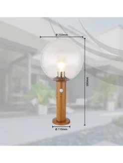 Globo lighting Außenbeleuchtung|Außenleuchten<Außenleuchte in Hellbraun - (H)50 x Ø 25 cm