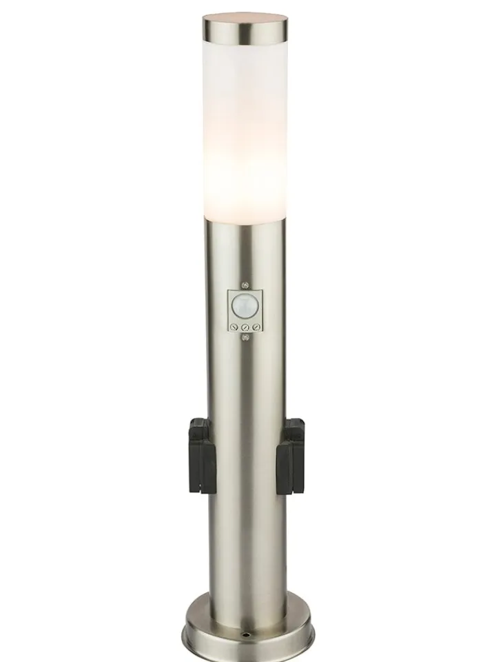 Globo lighting Außenbeleuchtung|Außenleuchten<Außenleuchte in Silber - (H)60 x Ø 13 cm