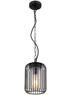 Globo lighting Außenbeleuchtung|Außenleuchten<Außenleuchte "Nina" in Schwarz - (H)75,5 x Ø 16 cm