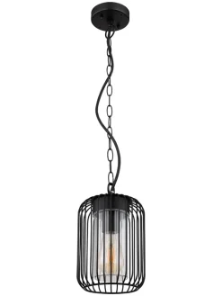 Globo lighting Außenbeleuchtung|Außenleuchten<Außenleuchte "Nina" in Schwarz - (H)75,5 x Ø 16 cm
