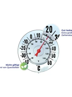 Wenko Klima & Haushalt<Außenthermometer - Ø 18 cm