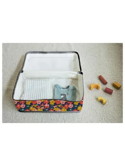 The Wild Hug Kisten & Körbe<Aufbewahrungsbox "Flowers" in Bunt - (B)36 x (H)11 x (T)25 cm