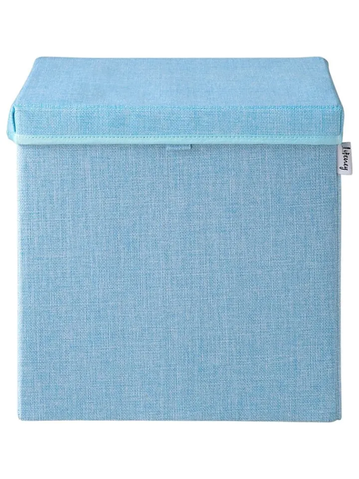 Lifeney Kisten & Körbe<Aufbewahrungsbox in Hellblau - (B)33 x (H)33 x (T)33 cm